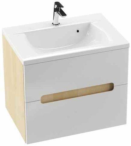Тумба подвесная RAVAK CLASSIC II SD-800 L / латте / белый (X000000912)