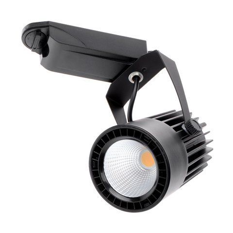 Світильник трековий поворотний LED 410/20W WW BK COB