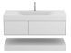 Тумба подвесная MIRAGGIO DUO + раковина FLY 1200 / белая (8815177)
