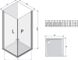Душевая дверь RAVAK Chrome CRV1-80 двухэлементная, 800 мм h1950, профиль белый, стекло TRANSPARENT 1QV40101Z1