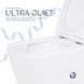 Подвесной унитаз QTAP CROW + сиденье SOFT CLOSE (QT05335172W)