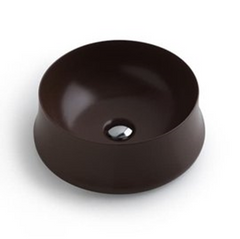 Раковина керамическая 42 см Simas Sharp, chocolate matt (SH 02), 420