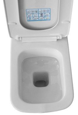 Підлоговий унітаз CERASTYLE DURU + сидіння SLIM SOFT CLOSE (АР000040674)