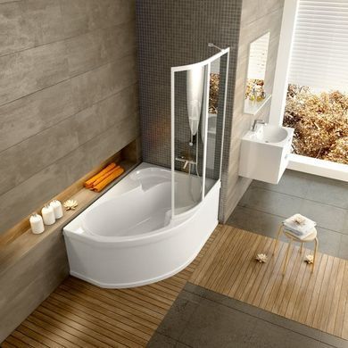 Держатель для шторки на ванну RAVAK VSK2 ROSA короткий N22 58 / белый (B110000002)