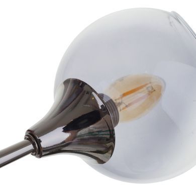 Люстра стельова в спальню Е14 40W BK (LK-720C/5)
