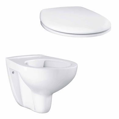 Підвісний унітаз GROHE BAU CERAMIC + сидіння з SOFT CLOSEом (NW0005)