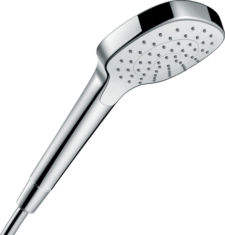 HANSGROHE Ручной душ CROMA SELECT E 110 1JET ECOSMART белый/хромированный: 7л/мин (26816400)
