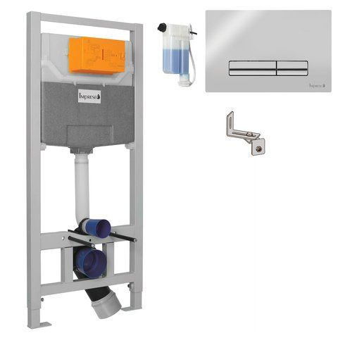 Комплект 3в1: Инсталляция для унитаза IMPRESE I-FRAME OLIPURE (i9120OLIpure)
