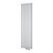 Радіатор ISAN AKROS 1500X470 RAL9016 Підключення нижнє по центру