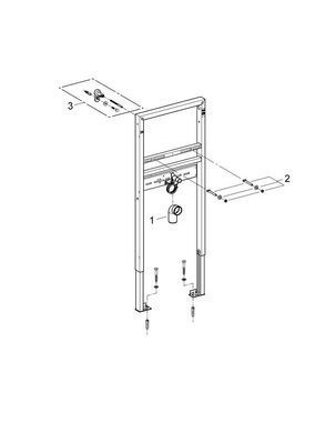Инсталляция для раковины GROHE RAPID SL 1.13м (38557001)