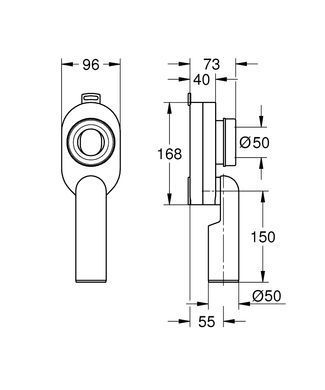 Сифон для пісуару GROHE (39733000)
