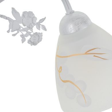Люстра стельова E14 60W WH (LK-685C/5)