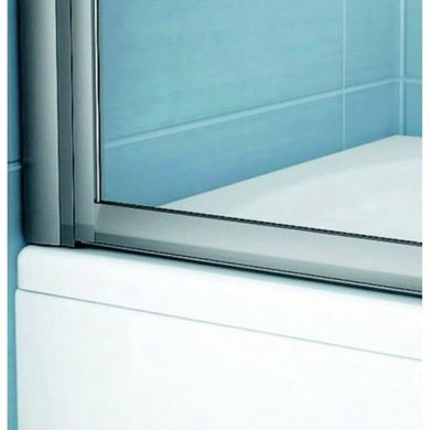 Шторка неподвижная для ванны RAVAK Pivot PVS1-80, 800 мм h1400, профиль полированный алюминий, стекло TRANSPARENT 79840C00Z1