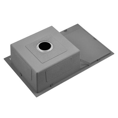 Мийка кухонна з нержавіючої сталі DUSEL DS50678-1LNG 780*490*230 Left (Nano Grey) (Dusel-594)