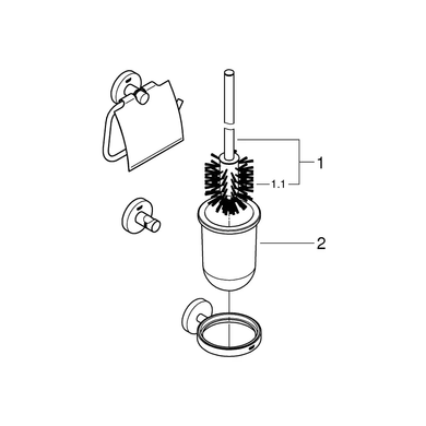 Набір аксесуарів 3в1 GROHE GROHE ESSENTIALS (40407001)