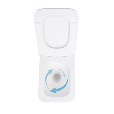 Подвесной унитаз QTAP GEMINI + сиденье SOFT CLOSE (QT2533076EUQW)