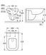 Подвесной унитаз GROHE BAU EDGE (39809000)
