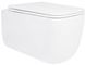 Подвесной унитаз QTAP GEMINI + сиденье SOFT CLOSE (QT2533076EUQW)