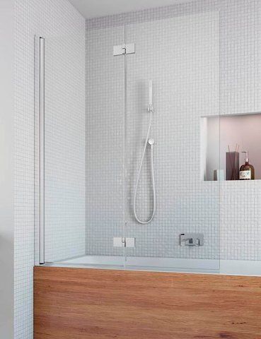 Шторка для ванны RADAWAY ESSENZA NEW PND 1200Lх1500 / профиль хром / стекло прозрачное (UCH-Q)