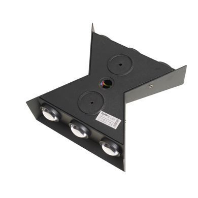 Подсветка фасадна LED 12W NW IP54 BK (AL-603/6)
