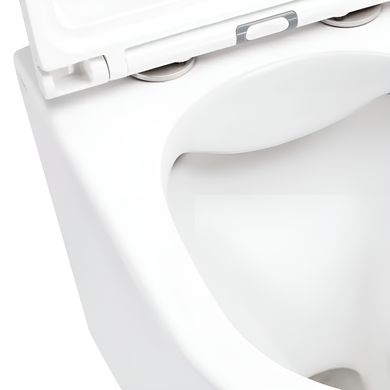 Унітаз підвісний Qtap Robin безободковий з сидінням Soft-close (QT13332141ERW)