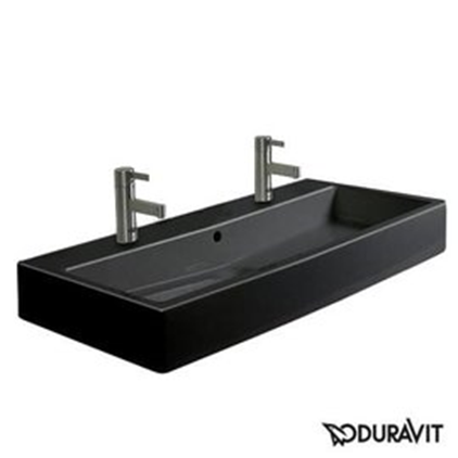 Раковина подвійна DURAVIT VERO 47х100 / чорна (0454100824)