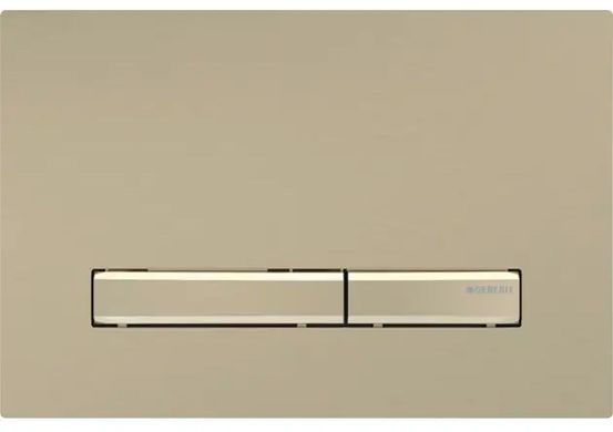 Змивна клавіша Geberit Sigma50 для подвійного змиву, латунь (115.672.QF.2)