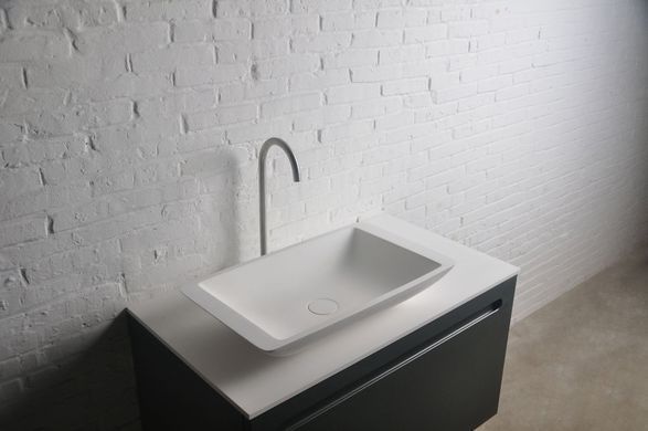 Раковина зі штучного каменю VOLLE SOLID SURFACE 59х34 (13-40-859)
