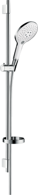 Hansgrohe Душевой набор Raindance Select S 150/90 см 3jet с мыльницей белый хромированный (27803400)