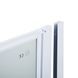 Шторка для ванны QTAP GEMINI 110х140 L / профиль белый / стекло PEAR (GEMWHI401114RP4)