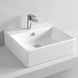 Раковина ARTCERAM QUADRO WHITE GLOSSY 48х50 (QUL002 01; 00)