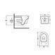 Подвесной унитаз QTAP JAY + сиденье SOFT CLOSE (QT07335175W)